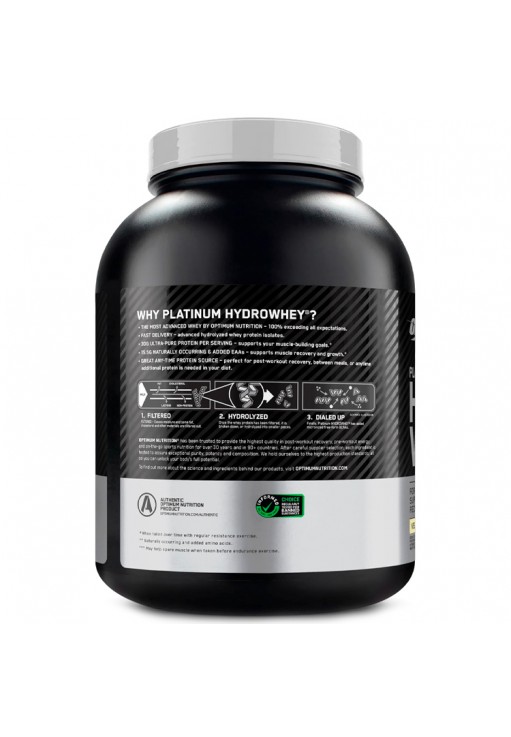 Гидролизат протеина Optimum Nutrition Platinum Hydro Whey Chocolate 3.61lb