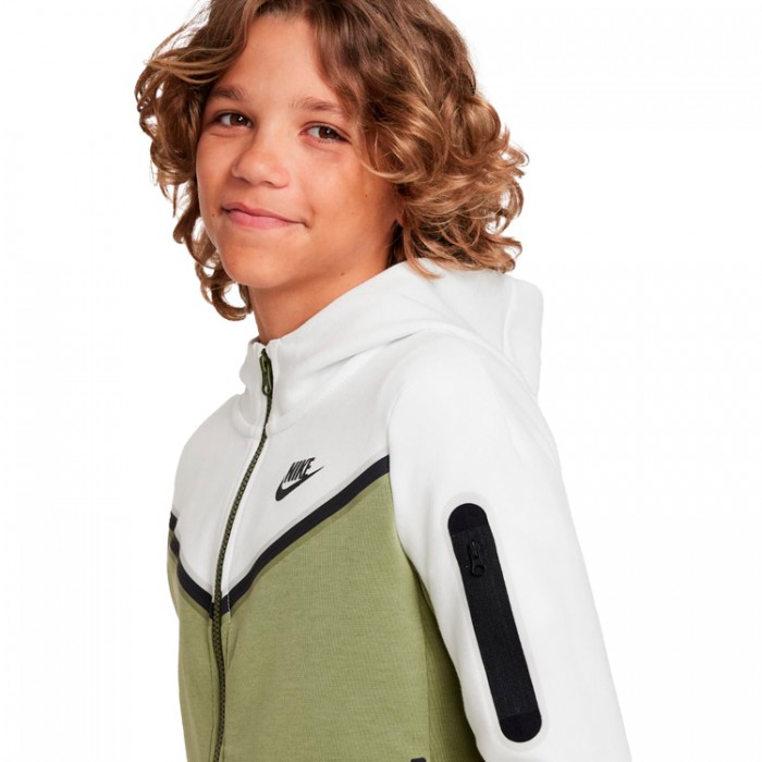 Hanorac Nike B NSW TCH FLC  FZ CU9223-121 - 4