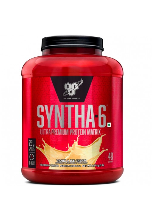 Proteine din zer BSN SYNTHA-6 Ultra Premium Protein Matrix, Vanilla Ice Cream 5lb