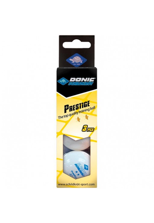 Set mingi tenis de masa 3 buc Donic Prestige 2 Star 40+