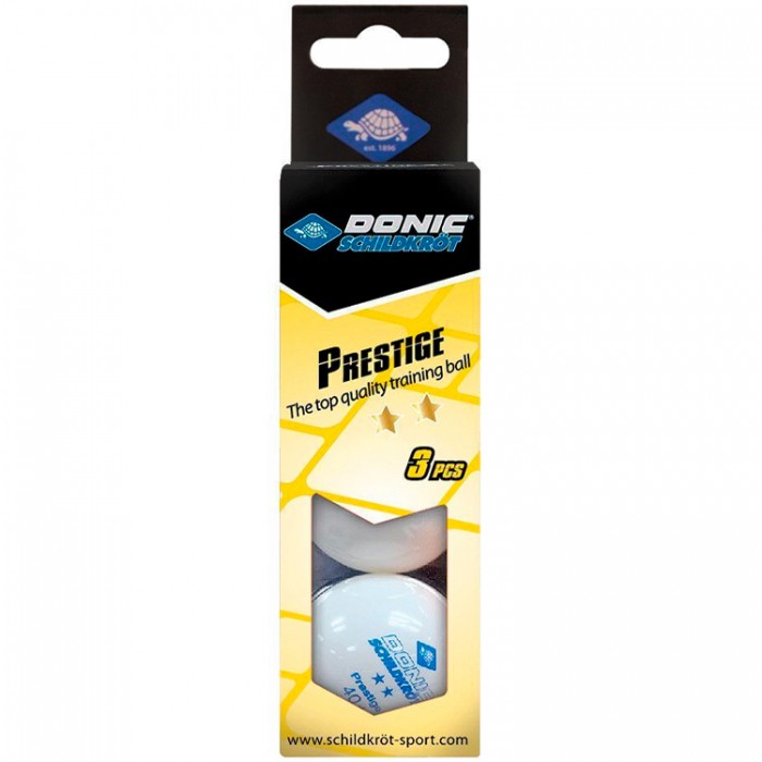 Set mingi tenis de masa 3 buc Donic Prestige 2 Star 40+ 608322