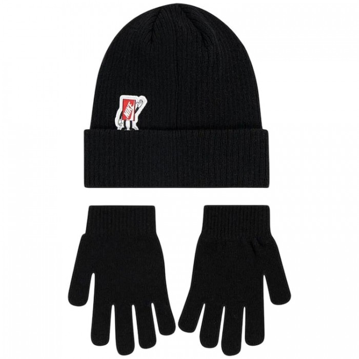Набор Шапка + перчатки Nike NAN PATCH PEAK BEANIE SET - 2