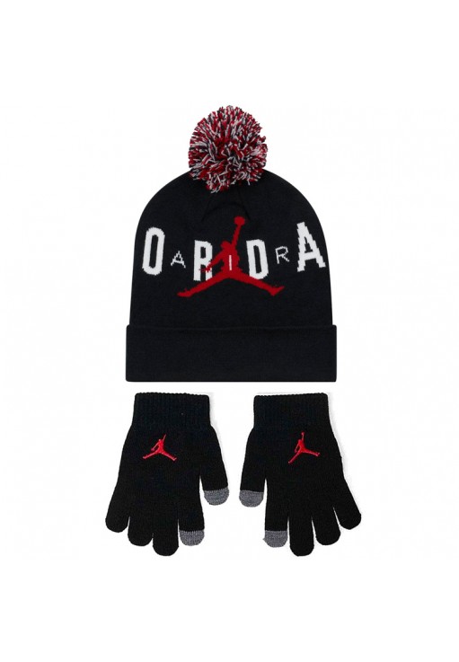 Набор Шапка + перчатки Nike JAN JORDAN HBR POM BEANIE SET