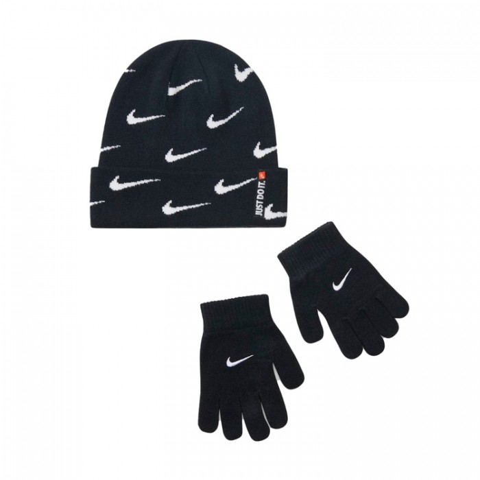 Набор шапка + перчатки Nike SWOOSH REPEAT BEANIE SET 9A2988-023
