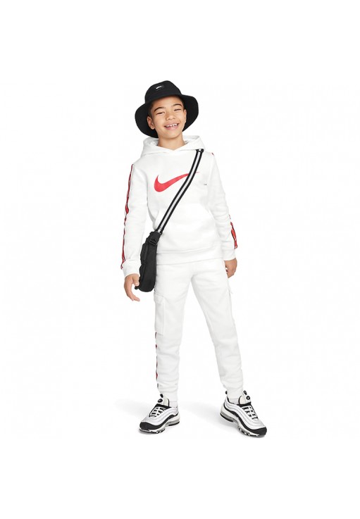 Толстовка Nike B NSW REPEAT SW FLC PO HOOD BB