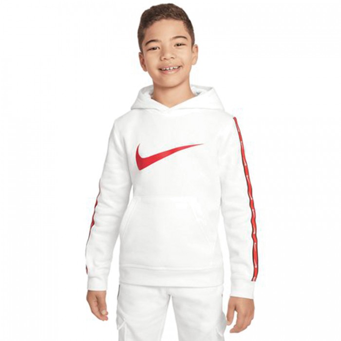 Толстовка Nike B NSW REPEAT SW FLC PO HOOD BB DZ5624-123 - изображение №5