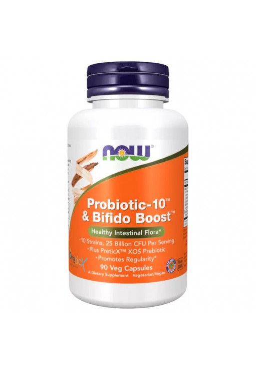 Витамины Now Foods PROBIOTIC-10 + BIFIDO BOOST  90 VCAPS