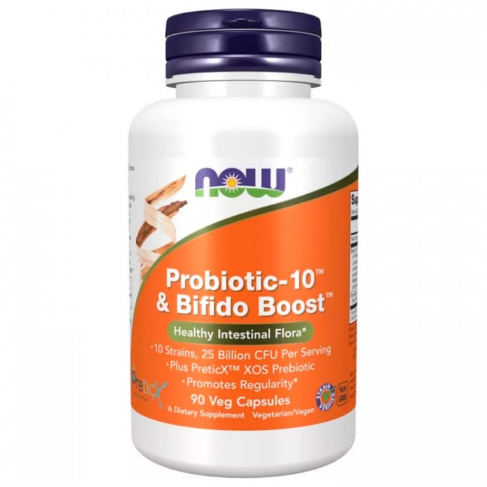 Vitamine Now Foods PROBIOTIC-10 + BIFIDO BOOST  90 VCAPS NF2924