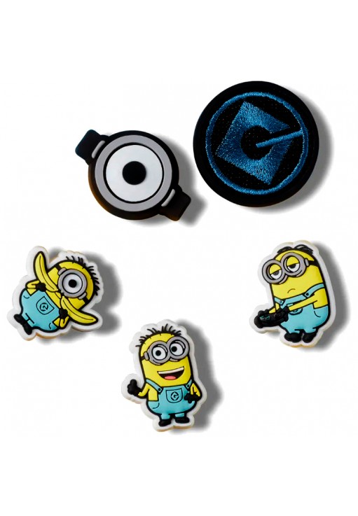 Джибитсы Crocs Minions 5 Pack