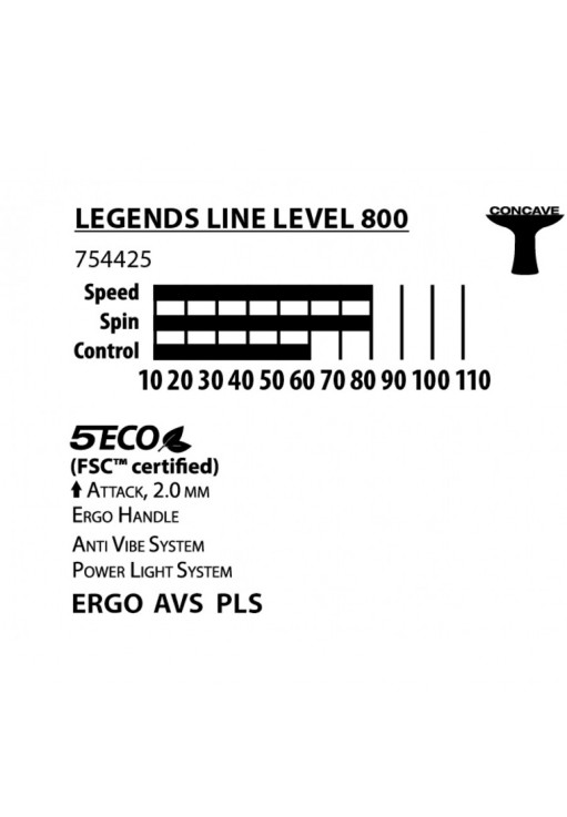 Ракетка для настольного тенниса Donic Legends Line 800