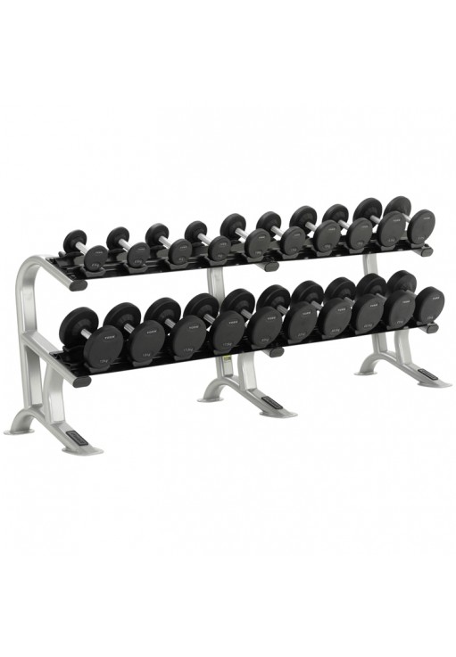 Set gantere 2.5-25 kg YORK Pro-Style Rubber Dumbbell Set