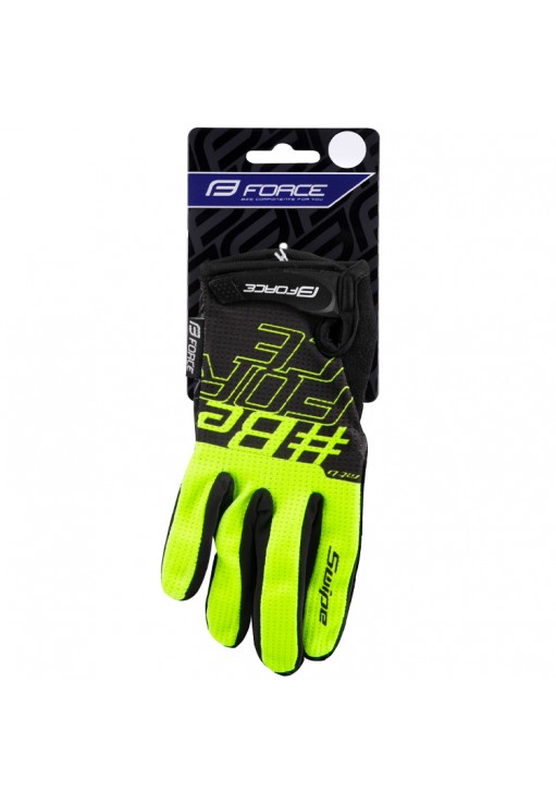 Перчатки велосипедные Force MTB SWIPE summer