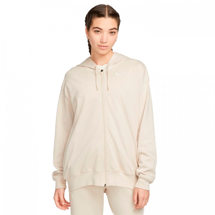 Толстовка Nike W NSW JRSY OS FZ HOODIE DM6415-126