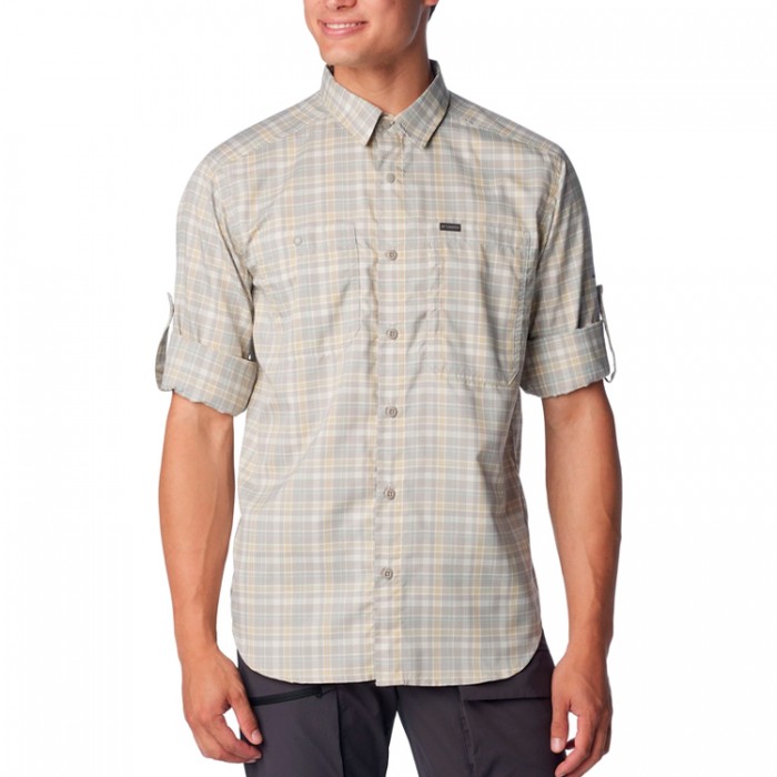 Camasa Columbia Silver Ridge Utility Lite Plaid Long Sleeve Shirt 2012941-027 - imagine №4