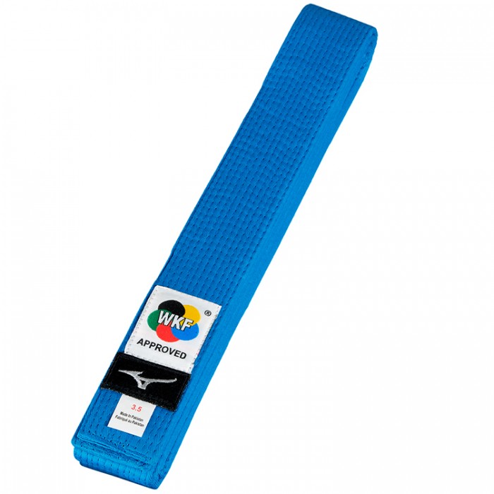Curea p/u karate Mizuno WKF blue belt RB 22GV0K5127