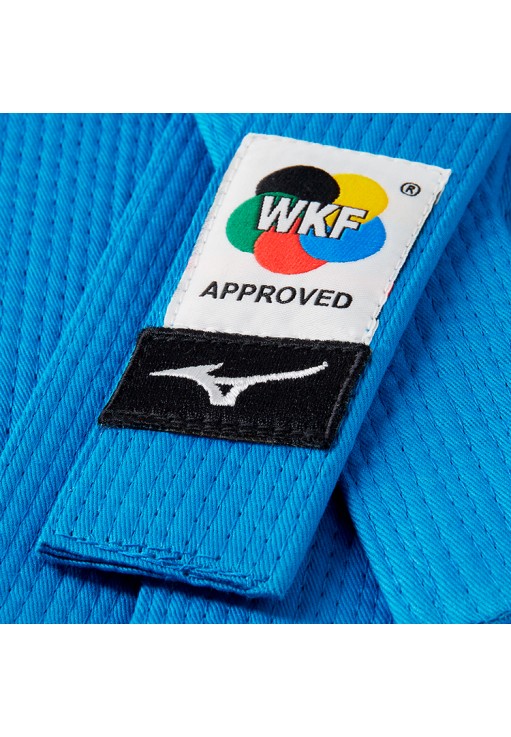 Пояс каратэ Mizuno WKF blue belt RB