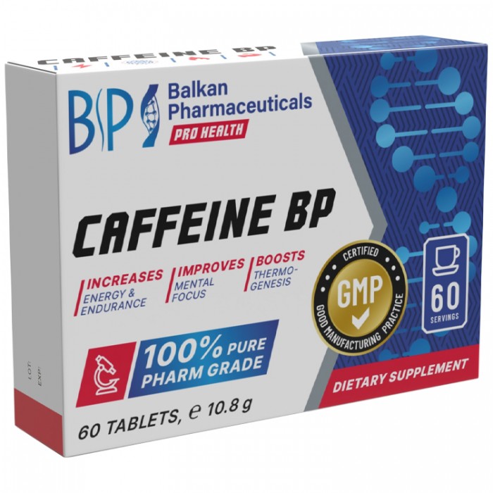 Энергетик Balkan Pharmaceuticals CAFFEINE BP tablets N60 BF1128