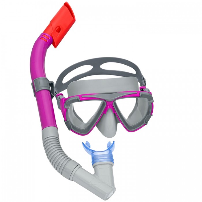 Комплект маска+трубка для плавания Bestway DOMINATOR SNORKEL 24029