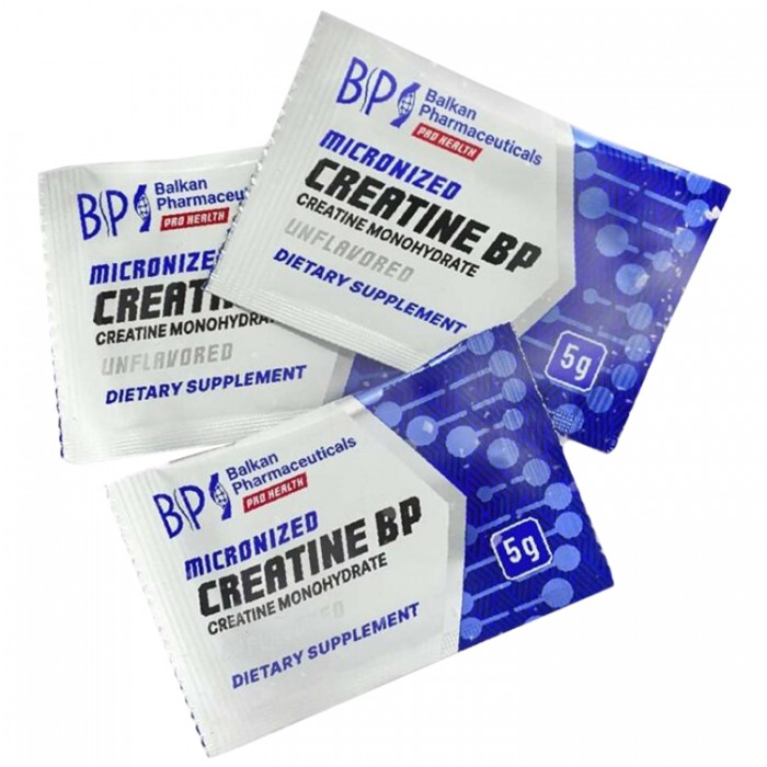 Creatin Balkan Pharmaceuticals CREATINE BP UNFLAVORED powder N30 5 gr sachets BF1129 - 2