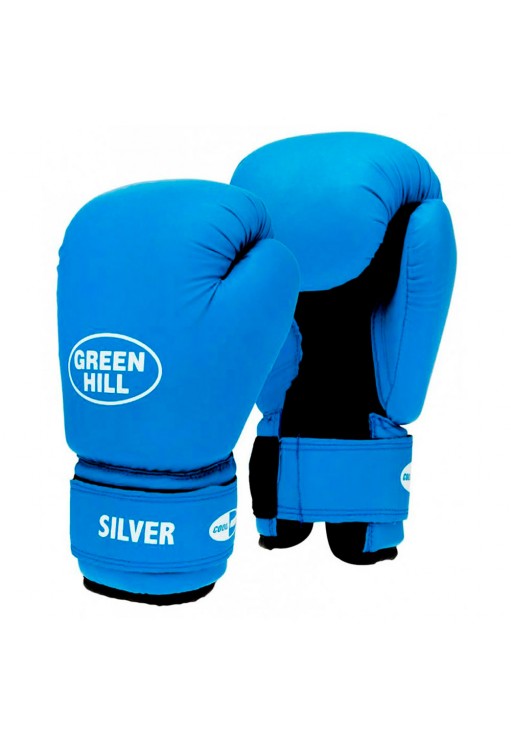 Перчатки для бокса Green Hill  SILVER 