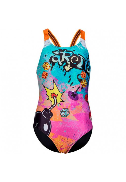 Costum p/u inot Arena GIRLS SWIMSUIT V BACK PLACEME