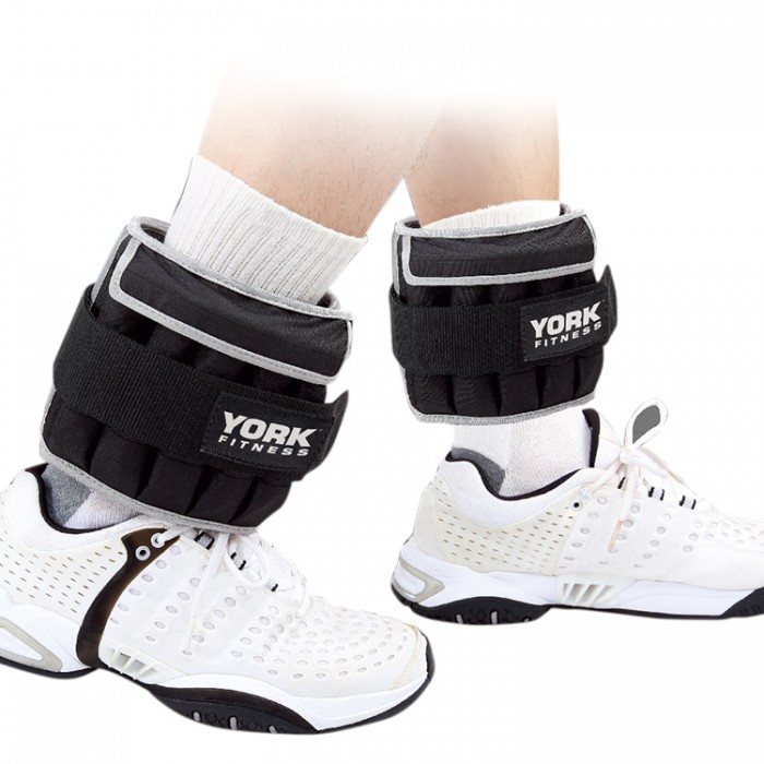 Bratari cu greutati 2x5 kg (pereche) YORK Adjustable ankle/wrist weights 80330 - 4