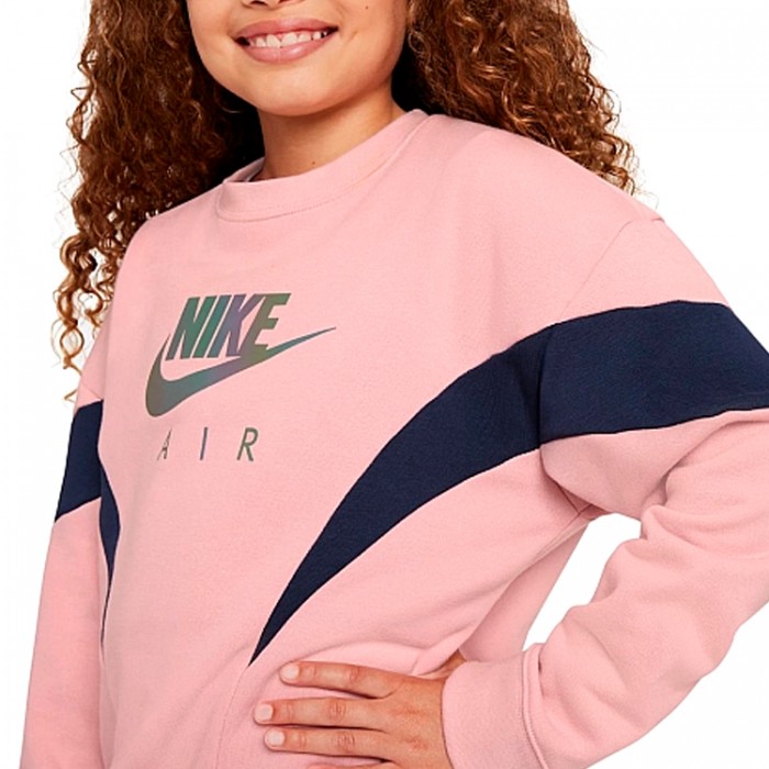 Hanorac Nike G NSW AIR FT BF CREW DD7135-630 - 5