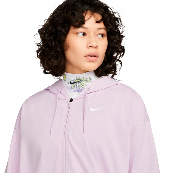 Толстовка Nike W NSW JRSY OS FZ HOODIE DM6415-530 - 6