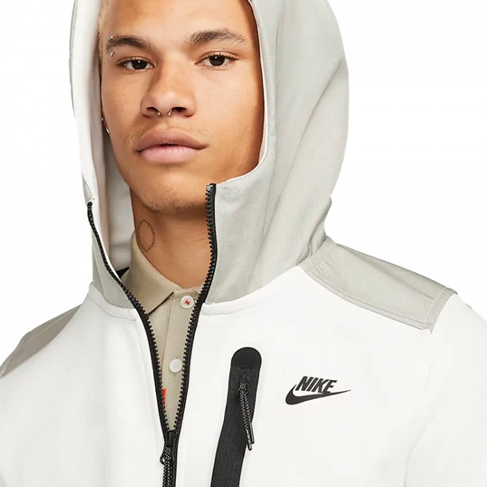 Толстовка Nike M NK TCH FLC OVERLAY FZ DR6165-030 - 2 Толстовка Nike M NK TCH FLC OVERLAY FZ DR6165-030 - 2