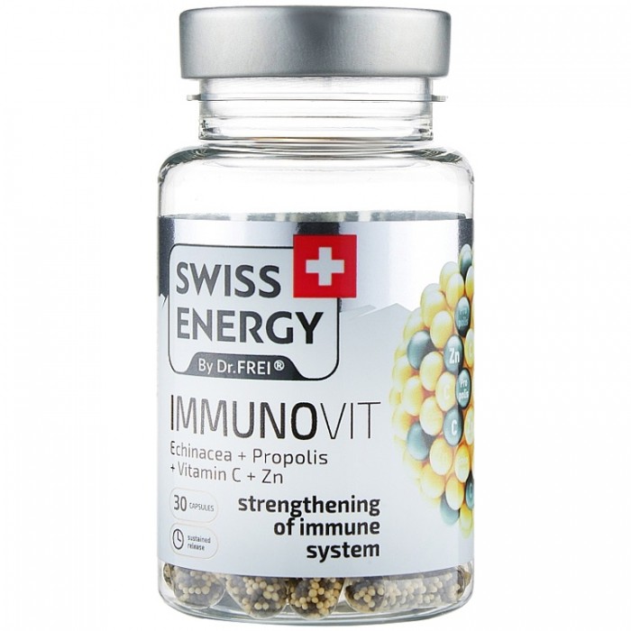 Витамины Swiss Energy NanoCaps Swiss Energy IMMUNOVIT N30 IMMUNOVIT-NANOCAPS-N30 - изображение №2