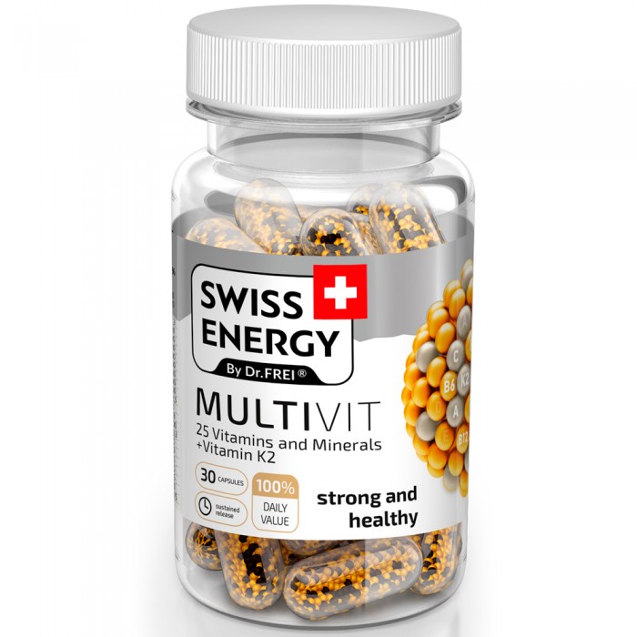 Витамины Swiss Energy NanoCaps Swiss Energy MULTIVIT N30 MULTIVIT-NANOCAPS-N30