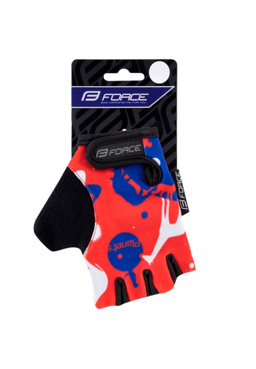 Manusi p/biciclisti Force PLANETS KID