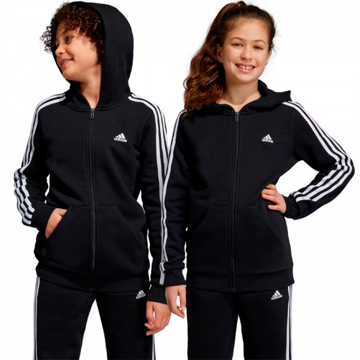 Толстовка Adidas U 3S FL FZ HOOD HR6331 - изображение №3