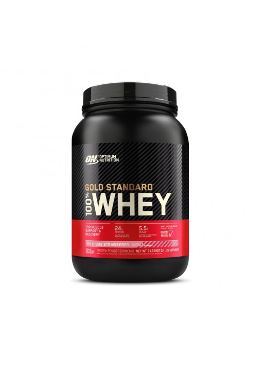 Сывороточный протеин Optimum Nutrition ON 100% WHEY GOLD STRAWBERRY 2LB