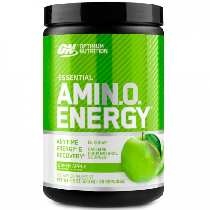 Aminoacizi Optimum Nutrition Essential Amino Energy Green Apple 270g 1122232
