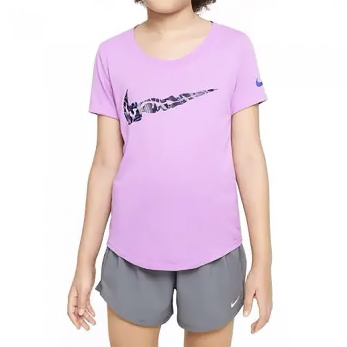 Футболка Nike G NK DF TEE SCOOP SE+ DZ3583-532 - изображение №3