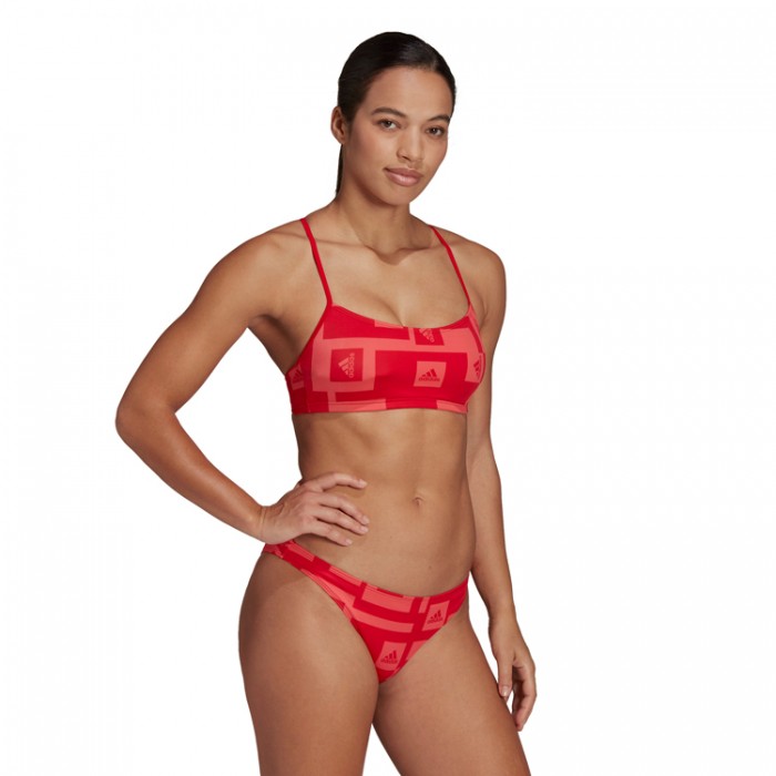 Costum p/u inot Adidas BARS AOP BIKINI H62032 - imagine №2