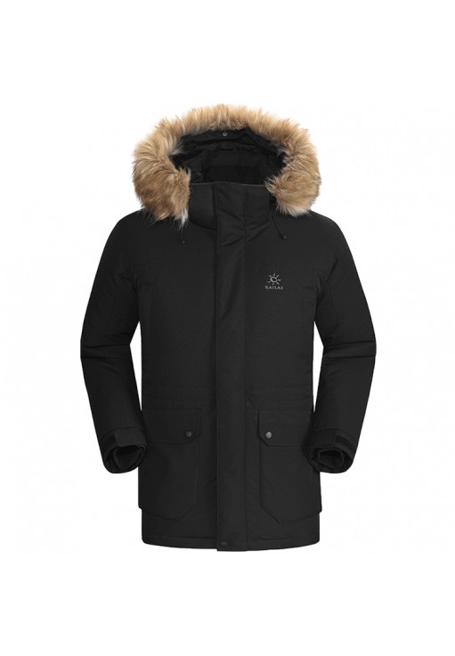 Scurta Kailas Long Thick Fur Down Jacket