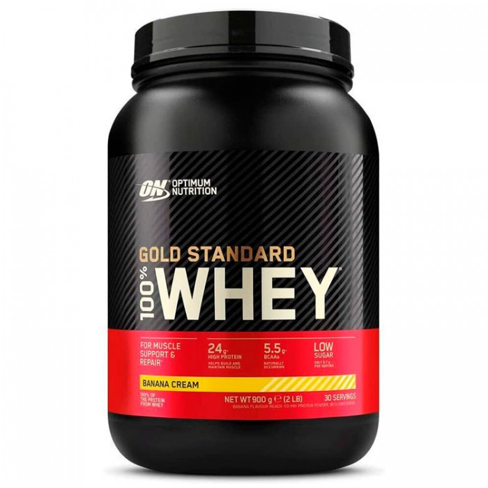 Сывороточный протеин Optimum Nutrition ON 100% WHEY GOLD BANANA CREAM 2LB 1064633