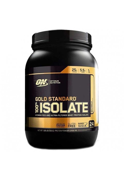 Isolat proteic Optimum Nutrition ON GS ISOLATE GF VANILLA 1.58LB