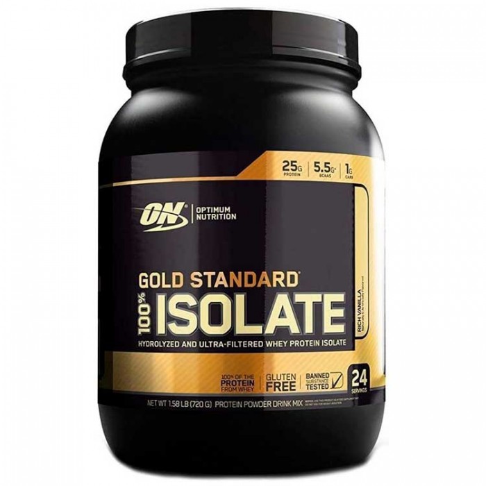 Isolat proteic Optimum Nutrition ON GS ISOLATE GF VANILLA 1.58LB 1086333