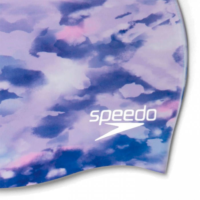 Силиконовая шапочка для плавания Speedo DIGITAL PRINTED CAP 8-1352514633 - изображение №3