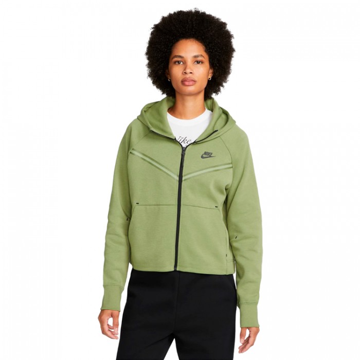 Толстовка Nike W NSW TCH FLC WR HOODIE FZ CW4298-334