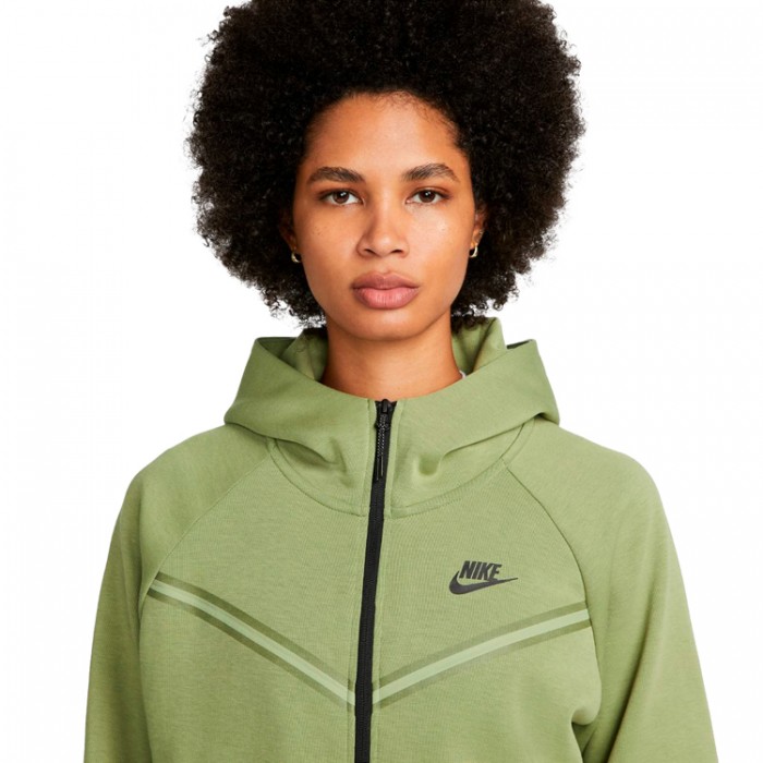 Толстовка Nike W NSW TCH FLC WR HOODIE FZ CW4298-334 - 3