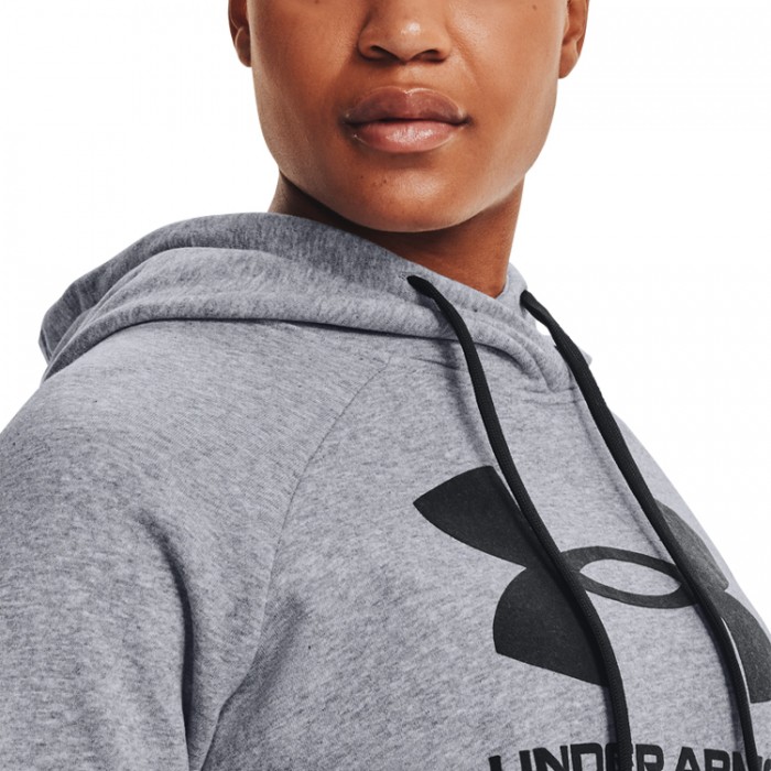 Hanorac Under Armour Rival Fleece Logo Hoodie 1356318-035 - imagine №5