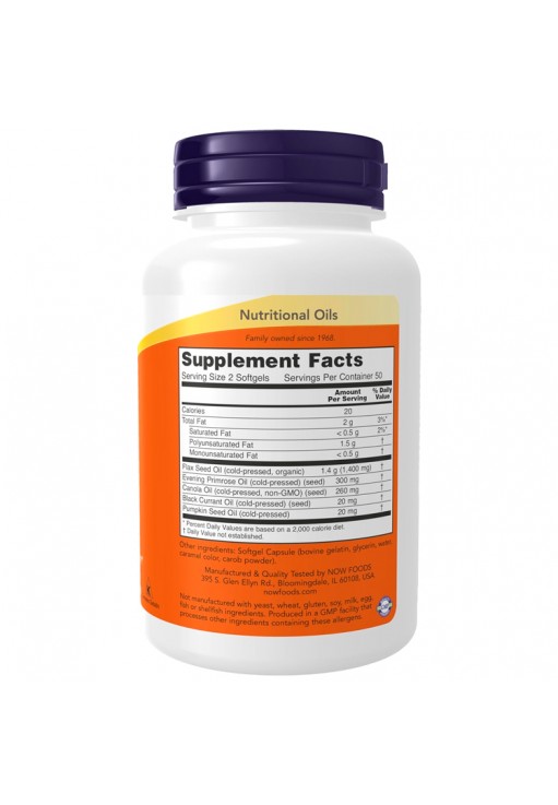 Vitamine Now Foods Omega 3-6-9 1000 mg