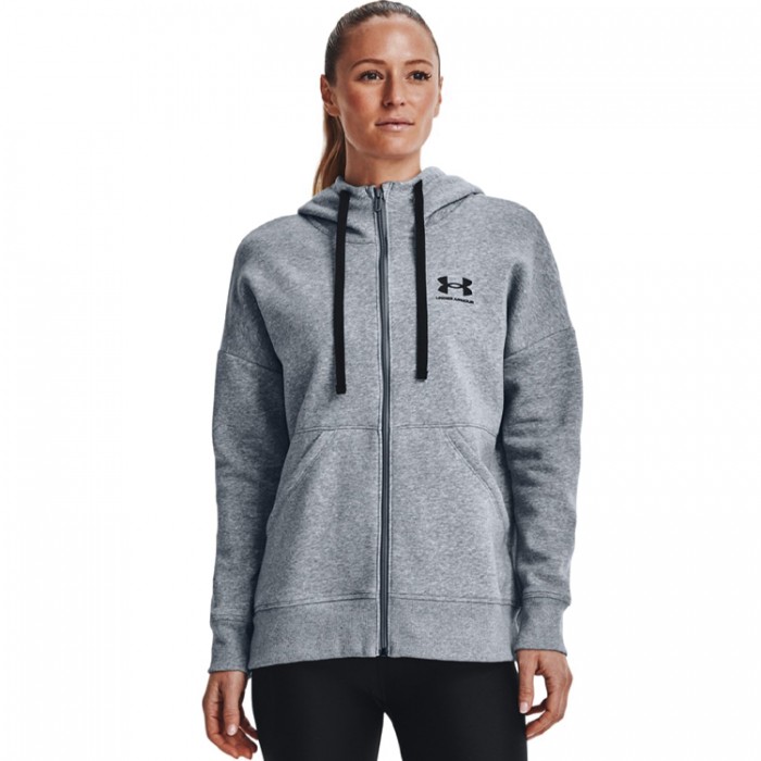 Толстовка Under Armour RIVAL FLEECE FZ HOODIE 1356400-036 - изображение №4