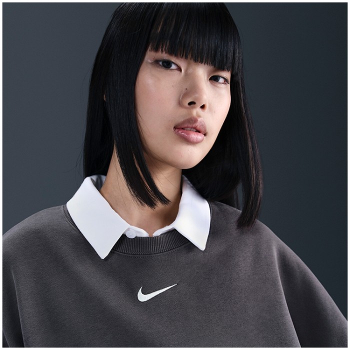 Толстовка Nike W NSW STYLE FLC CREW OOS DQ5761-036 - 2