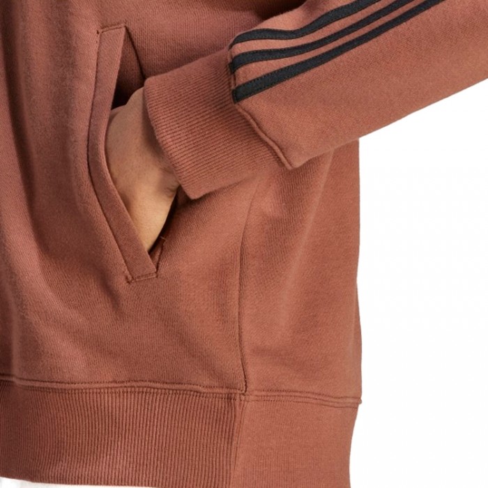 Толстовка Adidas W 3S FT FZ O HD HOODY FULLZIP IL3436 - изображение №3