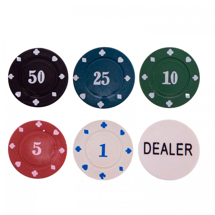 Joc de masa Poker in cutie metalica SILAPRO Poker 778010 - imagine №4